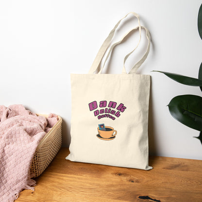 Dank Delish Coffee Canvas Tote Bag