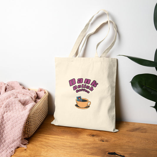 Dank Delish Coffee Canvas Tote Bag